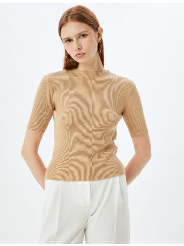 KOTON Sweater in Kamelfeder