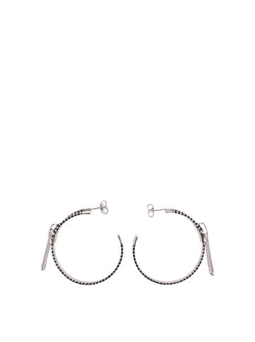 Marc Jacobs Grau Silber Ohrringe