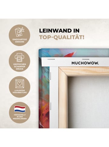 MuchoWow Leinwand bilder Abstrakte Farbexplosion (BxH)