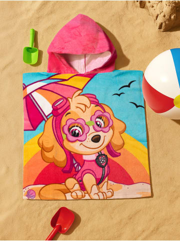 Paw Patrol Paw Patrol - Badeponcho Handtuch Badetuch mit Kapuze 50 x 100 cm in Mehrfarbig