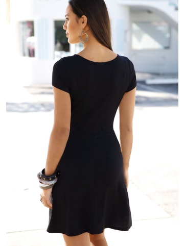 LASCANA Sommerkleid in schwarz