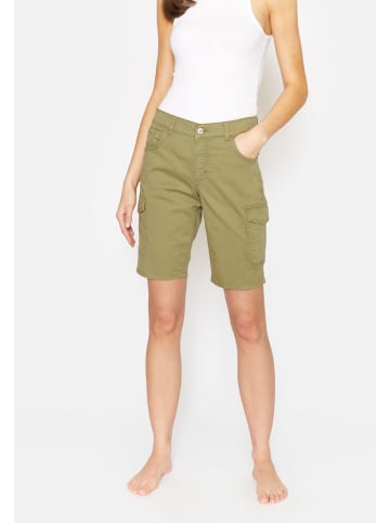 ANGELS  Cargoshorts Hose Gianna Cargo mit Cargotaschen in khaki