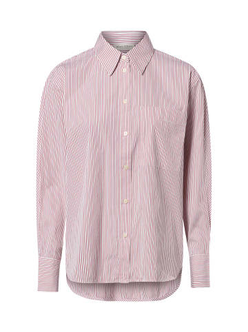 Marc O'Polo Hemdbluse in weiß rot