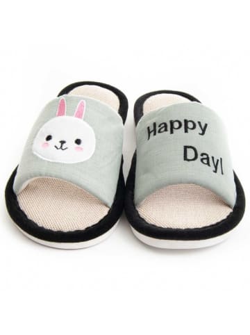 Northome Hausschuhe Samy in Grau