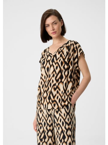 comma Kurzarmbluse für Damen in grau