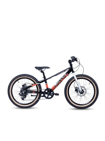 S'COOL Kinderfahrrad -  Xroc disc 20 Zoll 7-Gang - Black/Orange