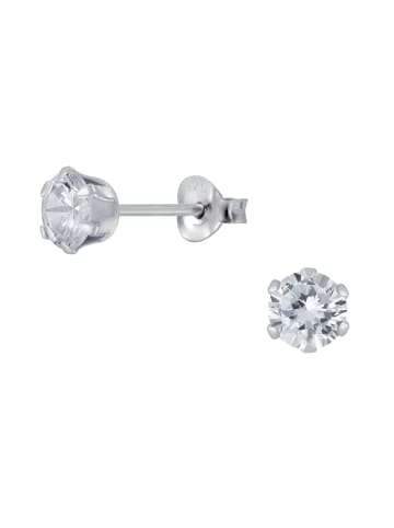 Alexander York Ohrstecker ZIRKONIA CUBE 5 mm in 925 Sterling Silber