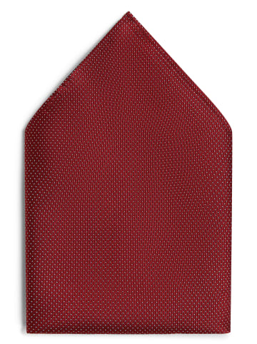 Finshley & Harding London Krawatte und Einstecktuch in rot - 0003
