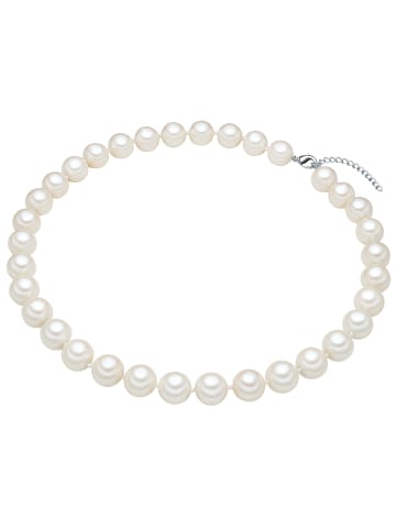Lulu & Jane Kette Muschelkernperle weiß in weiß