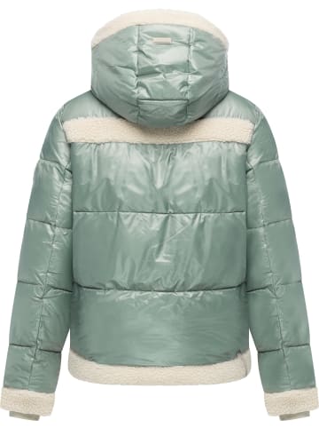 ragwear Winterjacke Editah Shiny YOUMODO in Dusty Green