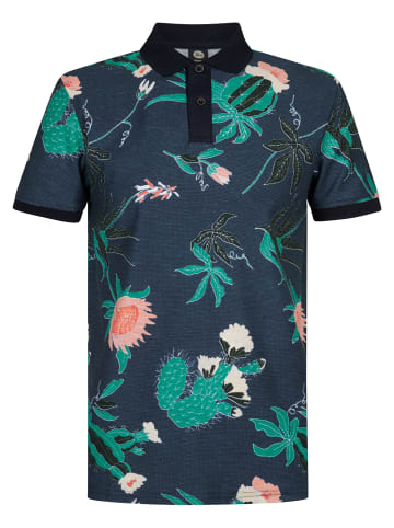 Petrol Industries Piqué-Poloshirt Nitro in Blau
