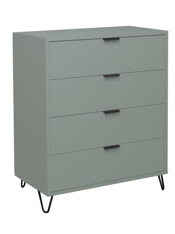 58 aufm Kessel KOMMODE Erna 81x45x102 Pinie Green matt Lack