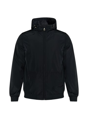 DreiMaster Maritim Herren Regenjacke Aus Recycelten Materialien in Schwarz