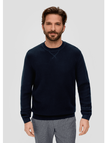 s.Oliver Strickpullover langarm in Blau