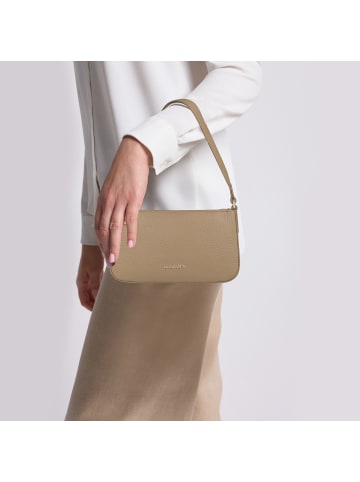 Lazarotti Bologna Leather Schultertasche Leder 22 cm in sand