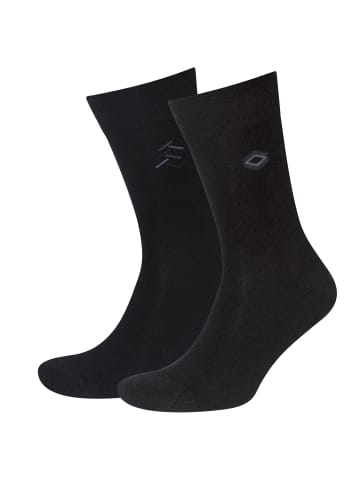 Sympatico Socken 2er-Pack S42744 in schwarz (01)