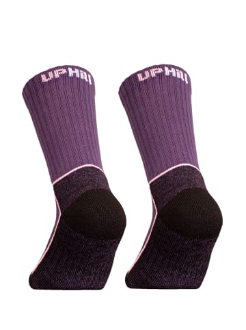 UphillSport Wander-Socke SAANA JR 2er Pack in Purple