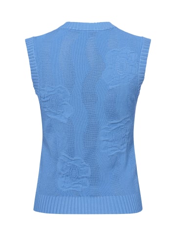 mbyM Pullunder Rosiana in blau - 0001