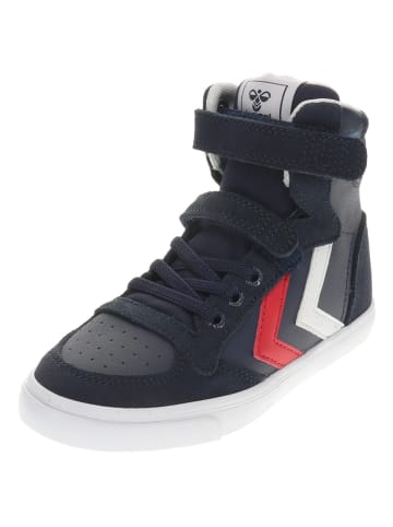 Hummel Sneaker High in Blau/Rot