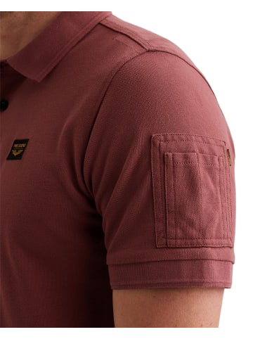 PME Legend Poloshirt SHORT SLEEVE POLO AMERICAN CLASSIC in Rot