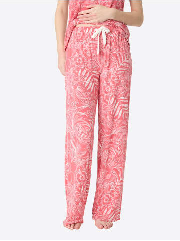 P.J. Salvage Pyjamahose Lazy Days in rosenholz