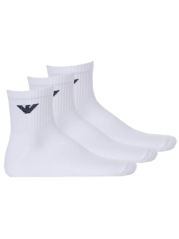 Emporio Armani Socken 3er Pack in Weiß