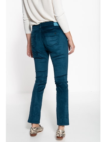 ATT Jeans ATT Jeans ATT JEANS Slim Fit Hose aus Feincord Belinda in petrol