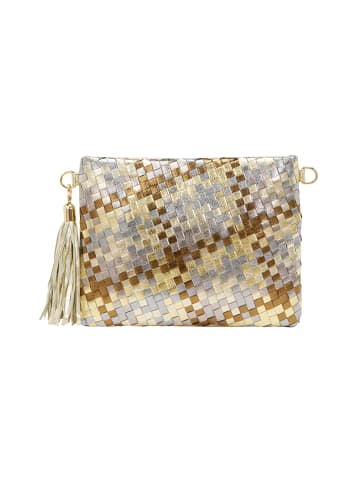 faina Women Shoulder Bag in Gold Yellow