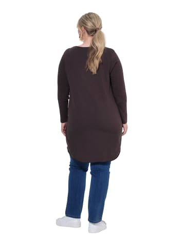 MIAMODA Shirt in mahagoni