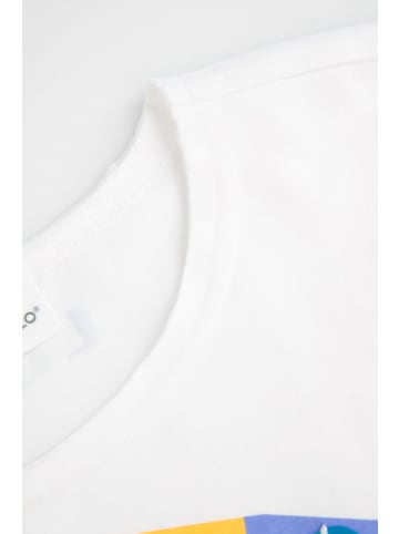 Coccodrillo T-Shirt mit kurzen Ärmeln in weiß