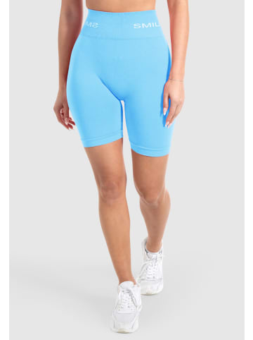SMILODOX Shorts Scrunch Azura in Hellblau