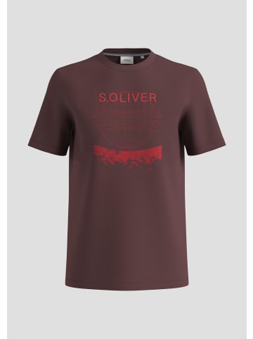 s.Oliver T-Shirt in 49D1_bordeaux