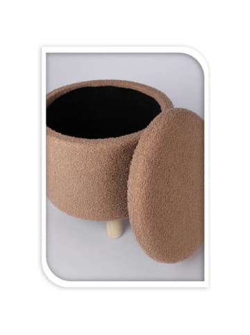 Home&Styling Collection Gepolsterter Hocker in beige