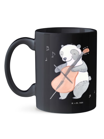 Mr. & Mrs. Panda Teetasse Zeichenllo Magie mit Spruch in Schwarz