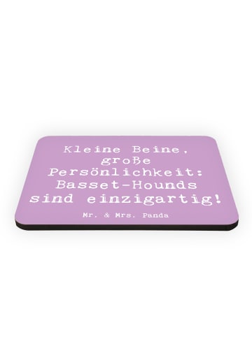 Mr. & Mrs. Panda Magnet Spruch Basset Hound Persönlichkeit mit S... in Lavendeltraum