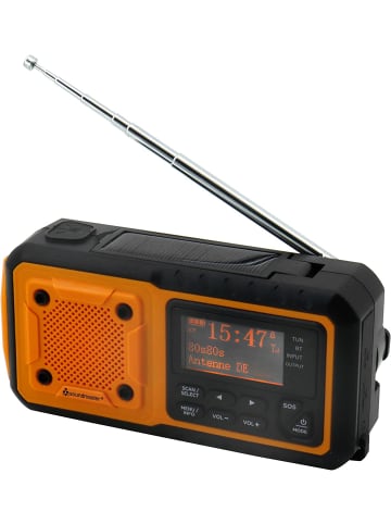 soundmaster SOUNDMASTER DAB+ Radio DAB112OR Orange in Schwarz