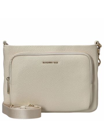 Mandarina Duck Mellow Leather - Umhängetasche 23 cm (nero) in almond