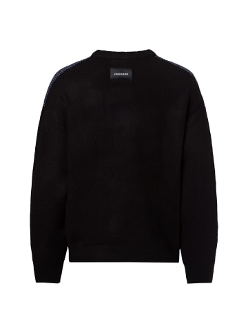 PEGADOR Strickpullover Tripole in schwarz lila - 0001