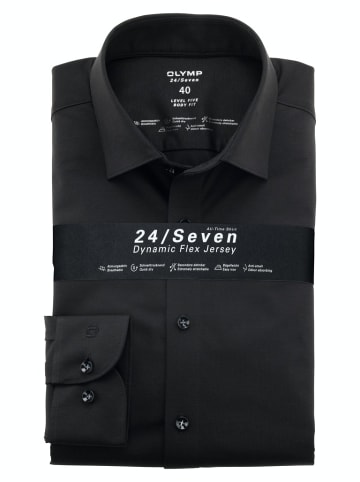 OLYMP  Hemd Level Five 24/Seven in Schwarz