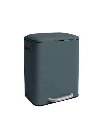 relaxdays Mülleimer in Grau - 2x 20 Liter