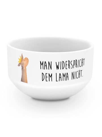 Mr. & Mrs. Panda Smoothie Bowl Lamakopf König mit Spruch in Weiß