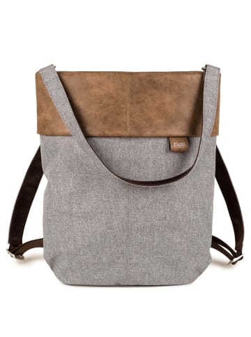 Zwei Olli OR12 - Umhängetasche/Rucksack 34 cm (eucalyptus) in ice