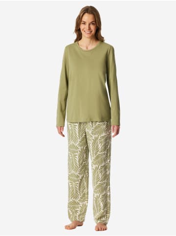 Schiesser Pyjama Comfort Essentials in linde