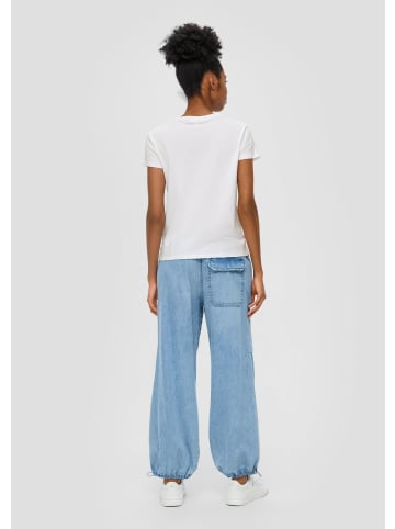 QS T-Shirt in 01D0_weiß