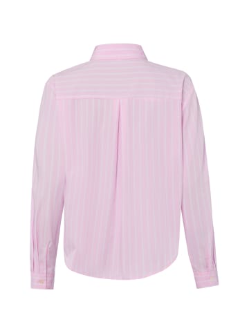 Marie Lund Bluse in rosa weiß