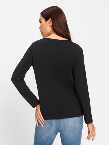 Heine Langarmshirt in schwarz
