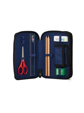 Ergobag Maxi-Mäppchen "UnaufhaltBär" in Schwarz/Rot