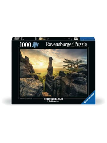 Ravensburger Puzzle 1.000 Teile Erwachsenenpuzzle 1000 Teile - Erleuchtung - Elbsandsteingebirge Ab 14 Jahre in bunt