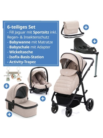 fillikid 4-1 Kombi-Kinderwagen-Set Fill Jaguar mit in braun,schwarz