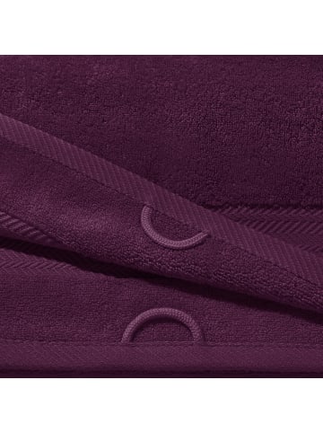 Erwin Müller Frottier Gästetuch 6er-Pack Friedrichshafen in aubergine